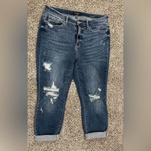 Relaxed fit, boyfriend Judy Blue sz 11